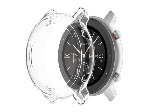 Alogy Silicone Protective Case TPU Case for Amazfit GTR 47mm Transparent