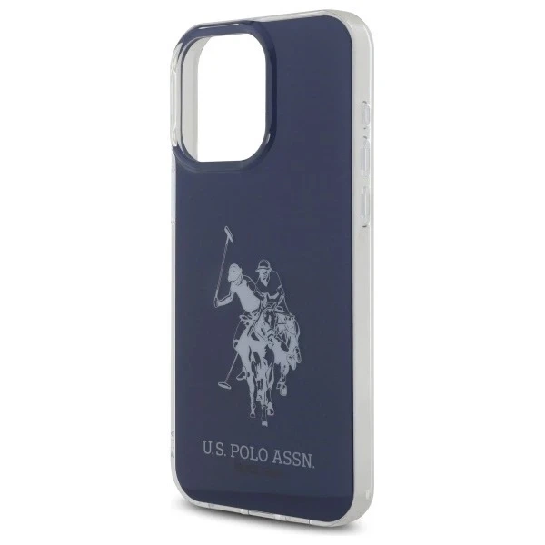 Etui do iPhone 15 Pro Max US Polo Shiny Big Logo Granatowe