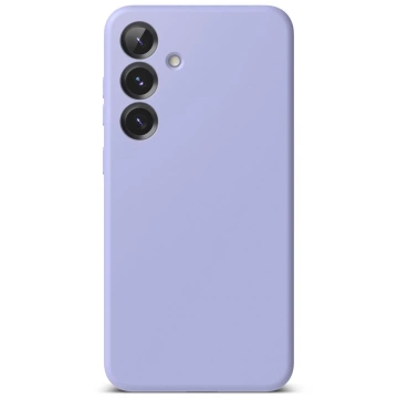 Чохол для Samsung Galaxy S25 Plus з лавандовим кільцем, силіконовий, магнітний, MagSafe