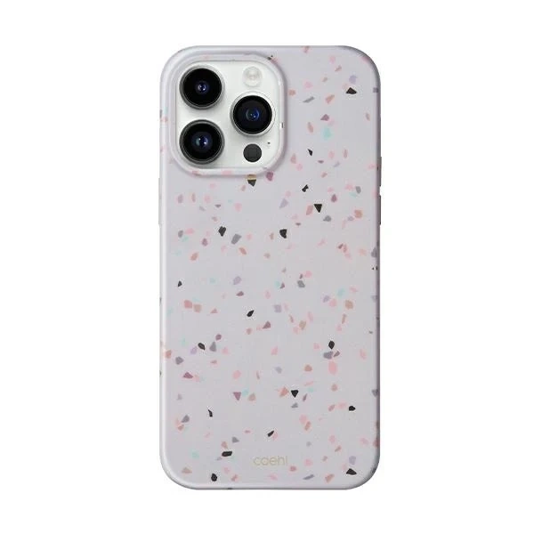 UNIQ Coehl Terrazzo case for iPhone 14 Pro 6.1" sand/sandstone