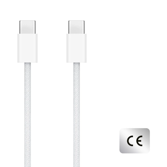 Kabel Apple USB-C do USB-C 1m, 60W, biały, trwały, oryginalny