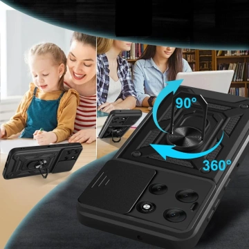 Etui do Motorola Moto G86 5G Tech-Protect CamShield Pro Czarny