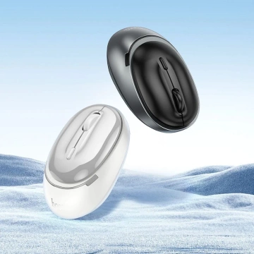 Бездротова миша HOCO 2.4G Bluetooth 1600 DPI GM34 сіро-біла
