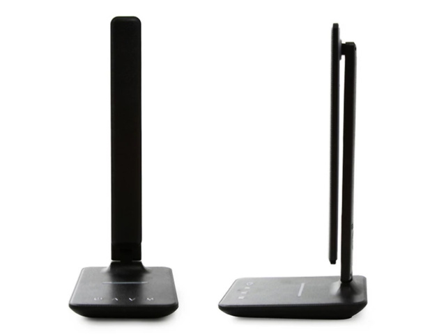 Alogy LED desk lamp 10W Qi induction charger with display Black