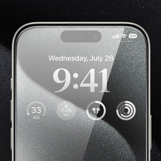 Tempered glass Supreme Set for Apple iPhone 15 Pro Clear