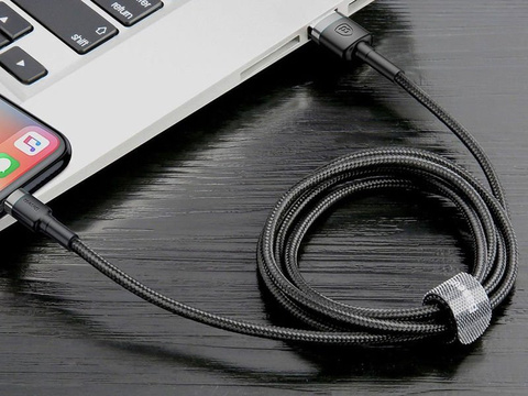 Kabel 2m Baseus USB-C 2A grey black