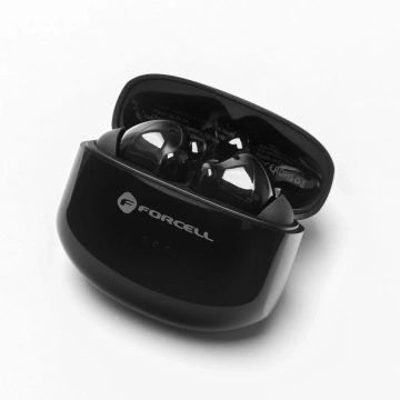 Bezdrôtové slúchadlá Forcell F-Audio TWS Clear Sound, čierne