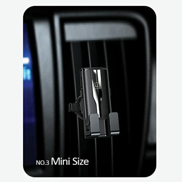 USAMS Držiak na ventilačnú mriežku Gravity black/black ZJ058ZJ01 (US-ZJ058)