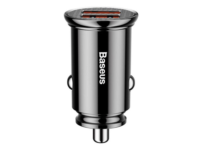 Baseus Dual Quick QC 3.0 2x USB 30W car charger black