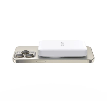 Магнітний павербанк PB11 Lifemag Magsafe Power Bank 10000 mAh White