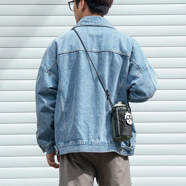 Torba Rockbros na Butelkę 1L z Paskiem Rowerowa Zielona 3011006501