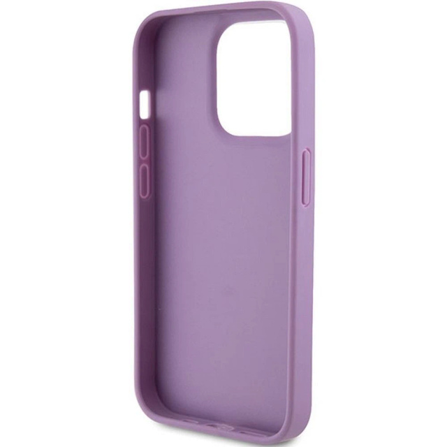 Original GUESS Hardcase GUHCP15XP4EPMU Case for iPhone 15 PRO MAX (Quilted 4G Classic / light purple)