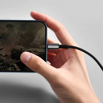 Baseus Tungsten USB - Lightning kabel 2,4 A 2 m černý (CALWJ-A01)