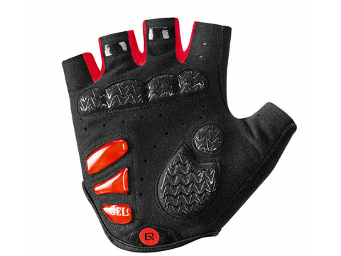 M RockBros S169BR-M cyklistické rukavice bez prstů černé