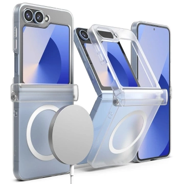 Etui Ringke Slim Hinge Magnetic MagSafe do Galaxy Z Flip 6 Matte Clear