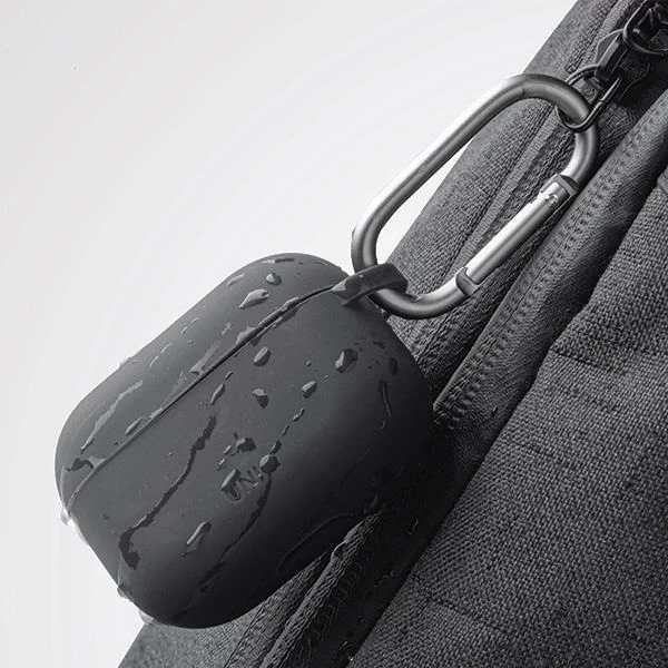 UNIQ Hülle Vencer AirPods Pro Silikon grau / anthrazit dunkelgrau