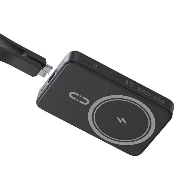 Powerbank Romoss WMS10 10000 mAh 30 W, Schwarz – Magnetisches Laden und Schnellladen