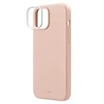 Чохол UNIQ Lino для iPhone 14 Plus 6.7" рожевий/рожевий