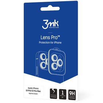3mk Lens Protection Pro Handy-Objektivschutzglas für Apple iPhone 13 Pro / 13 Pro Max Alphine Green