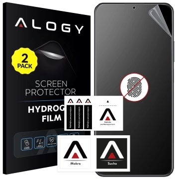 2x Folia "MATOWA" do Realme Note 50 / Note 60 Hydrożelowa Alogy HydroSkin Matte Pro™ na ekran do etui "BEZ ODCISKU PALCÓW"