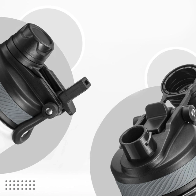 Велосипедна термопляшка Rockbros 35210029002 для напоїв 620 мл - чорна