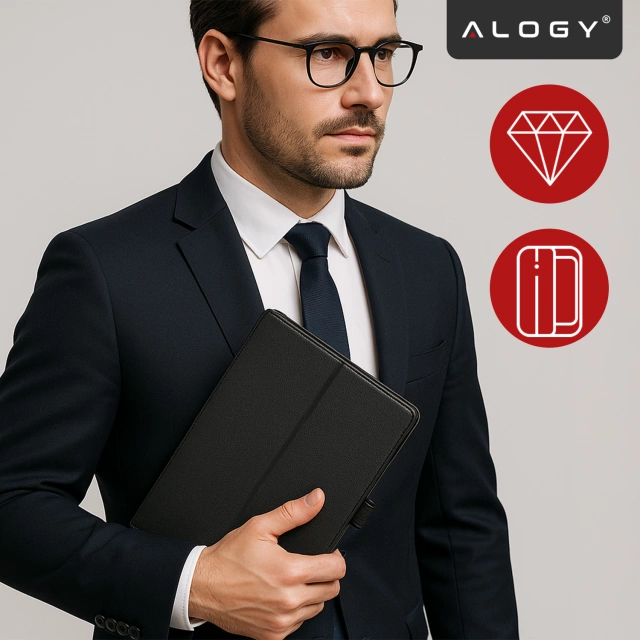 Puzdro pre Lenovo Tab M11 10,95" TB330FU/TB330XU/TB331FC Kryt stojana Tablet Flip Cover Puzdro Alogy Black