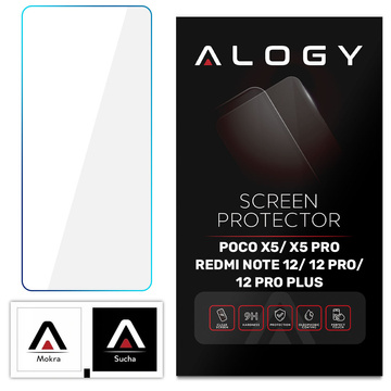 9H tvrdené sklo Alogy Screen Protector PRO pre Xiaomi Poco X5/ Pro/ Redmi Note 12/ Pro/ Pro Plus 5G
