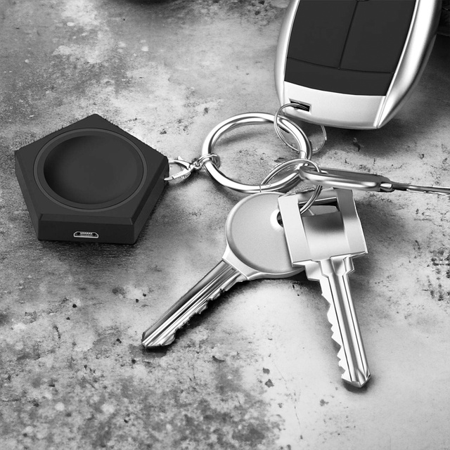 Брелок зарядний пристрій для Samsung Galaxy Watch Magnetic Induction 2.5W with Keychain Chain Pendant Black