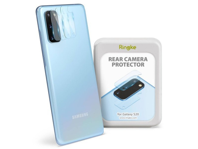 3x Ringke ID Glass for camera lens for Samsung Galaxy S20