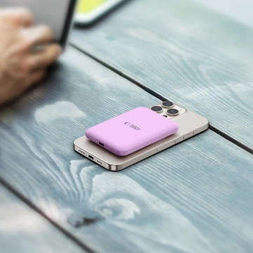 Powerbank magnetic PB10 Lifemag Magsafe Power Bank 5000mah Lilac