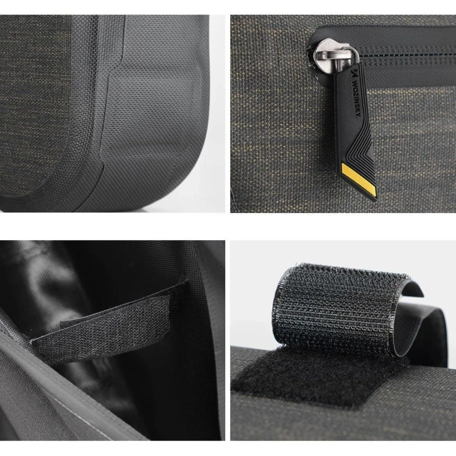 "Wozinsky bicycle frame bag 5 l gray (WBB15BK)"