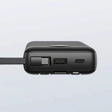 Powerbank Externá batéria (POWER BANK) VEGER C20 - 20 000mAh (Micro Type C Lightning 8-pin) čierna W2047