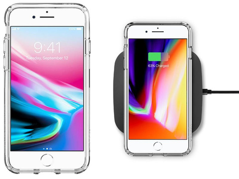 Spigen Ultra Hybrid 2 Hülle Apple iPhone 7/8 / SE 2022/2020 Crystal Clear Glass Alogie