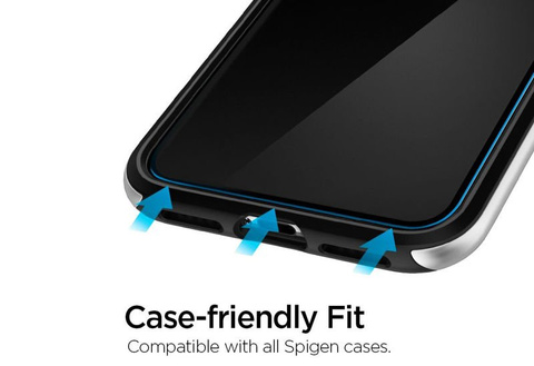 2x Spigen Align Master Glas.tR Glass for Apple iPhone Xr / 11