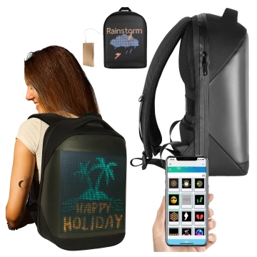 Alogy Plug Extender rozbočovač zásuvek rozbočovač adaptér prodlužovací kabel s indukční nabíječkou Qi 4x EU zástrčka 4x USB 2x USB-C Černá