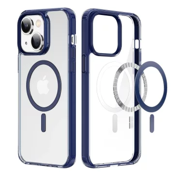 Dux Ducis Clin2 case iPhone 14 Plus Magnetic MagSafe case blue