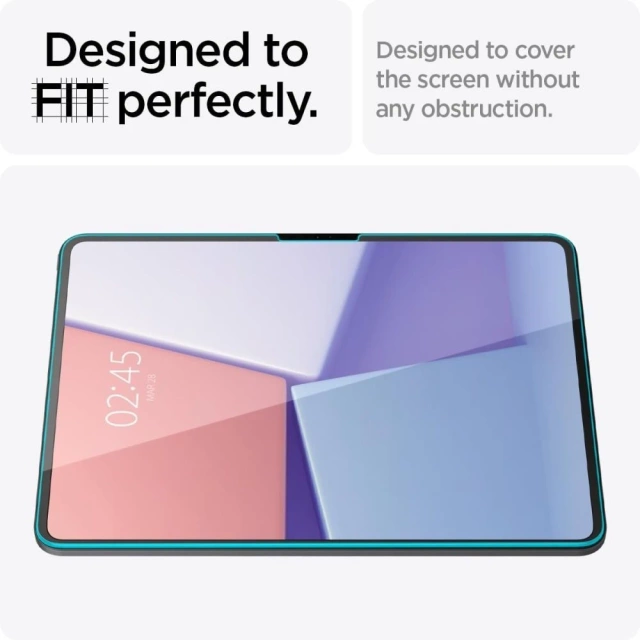 Spigen Glas.tR „EZ Fit“ gehärtetes Glas für Apple iPad Pro 13 7/2024 Klar