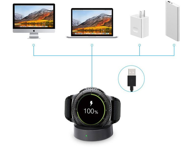 Dokovacia nabíjačka Alogy pre hodinky Samsung Gear S2 S3 Galaxy Watch