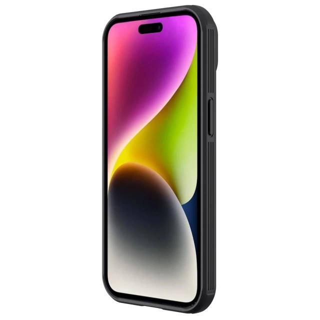 Magnetické pouzdro Nillkin CamShield Pro pro iPhone 15 Plus s ochranou fotoaparátu – černé