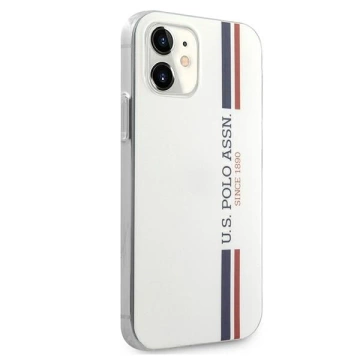 Etui na telefon US Polo Tricolor Collection iPhone 12 mini 5,4" biały/white