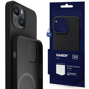 Чохол для Apple iPhone 14 Plus - 3mk Hardy Silicone MagCase Graphite