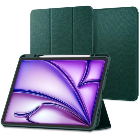 Etui Spigen Urban Fit pre Apple iPad Air 10.9 4. 5. 2020-2022 / 11. 6. 2024 Polnočná zelená