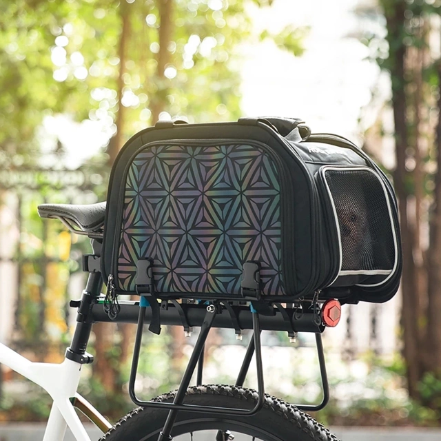 Велосипедна сумка Rockbros 30140028001 для котів і собак - чорна