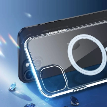 DUX DUCIS Clin Mag – transparente Hülle kompatibel mit MagSafe für iPhone 15 Pro