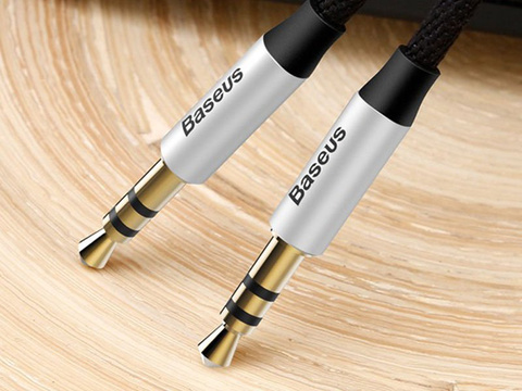 Аудіокабель Baseus Yiven M30 mini Jack 3.5mm 1m black