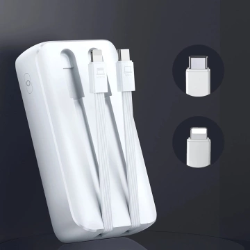 Зовнішній акумулятор Joyroom JR-PBC06 30W 10000mAh з кабелями Lightning та USB-C