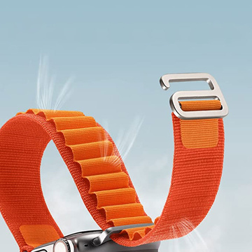 Спортивний ремінець Alogy для Apple Watch 4/5/6/7/8/SE/Ultra (42/44/45/49 мм) помаранчевий
