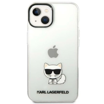 Etui ochronne na telefon Karl Lagerfeld KLHCP14MCTTR do Apple iPhone 14 Plus 6,7" hardcase przeźroczysty/transparent Choupette Body
