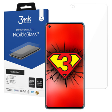 3mk Захисне гібридне скло Flexible Glass 7H для Oppo Reno 6 5G