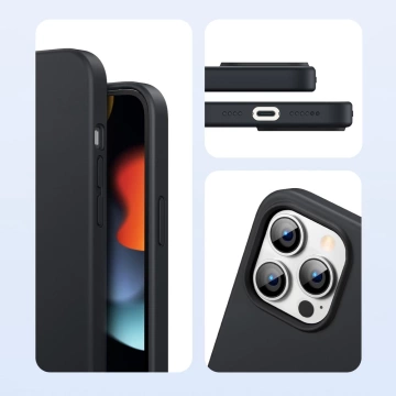 Ugreen Protective Silicone Case rubber flexible silicone case cover для iPhone 13 Pro Max чорний